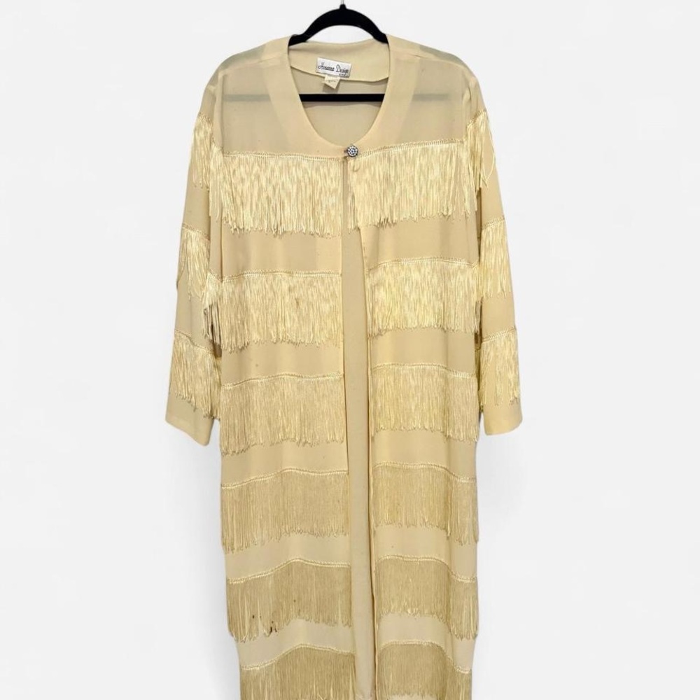 Vintage Fringe kimono/robe